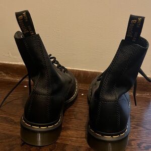 Dr. Martens Black Leather Men's Boots